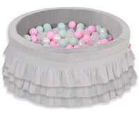 Ball-pits with frills with balls (own color mix)