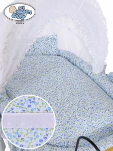 Cover set 4 pcs for Moses Basket/Wicker crib Jasmine no. 2100-914 or 72100-914