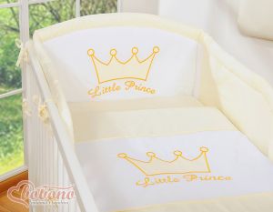 Universal bumper- Little Prince/Princess cream