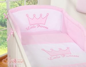 Bedding set 3pcs- Little Prince/Princess pink