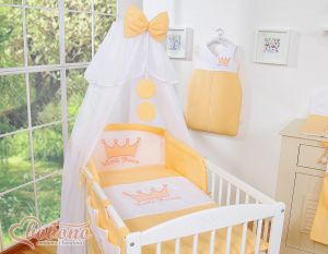 Bedding set 5pcs with mosquito-net- Little Prince/Princess peach