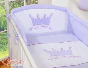 Bedding set 3pcs- Little Prince/Princess lilac