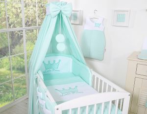 Canopy made of fabric- Little Prince/Princess mint