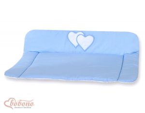 Soft changing mat- Hanging Hearts blue