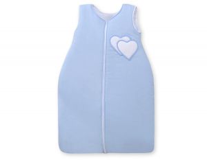 Sleeping bag- Hanging hearts blue