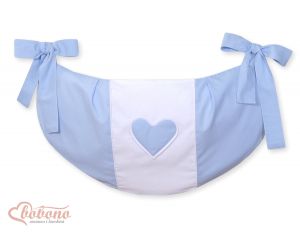 Toys bag- Hanging Hearts blue