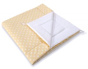 Teepee playmat- White dots on beige