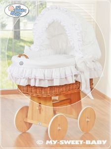Cover set 4 pcs for Moses Basket/Wicker crib no. 58962-102 or 78962-102