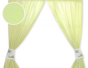 Curtains for baby room- Donkey Luca green