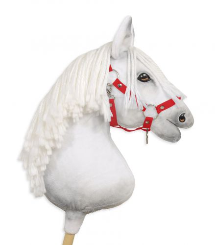 Kantar regulowany dla konia Hobby Horse A3 - czerwony
