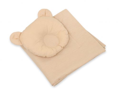 Duvet with pillow - 2pcs set - beige