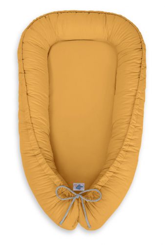 Baby nest double-sided Premium Cocoon for infants MY SWEET BABY- honey yellow