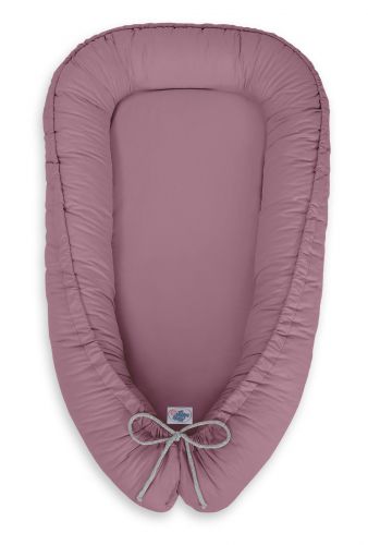 Baby nest double-sided Premium Cocoon for infants MY SWEET BABY- pastel violet