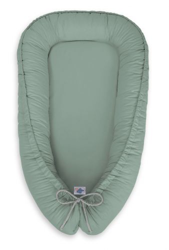 Baby nest double-sided Premium Cocoon for infants MY SWEET BABY- pastel green