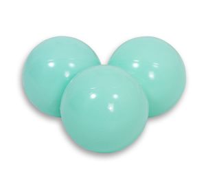 Plastic balls for the dry pool 50pcs - aqua