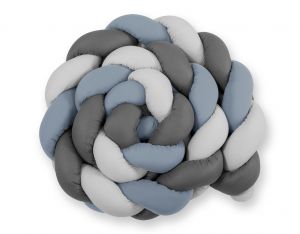 Knot bumper XXL- pastel blue - gray - anthracite