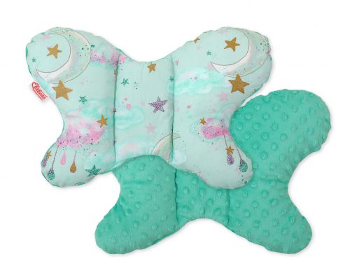 Double-sided anti shock cushion BUTTERFLY - moons mint