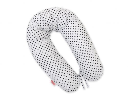 Multifunctional pregnancy pillow Longer - black dots
