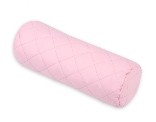 Dekoracyjna poduszka wałek - różowy
