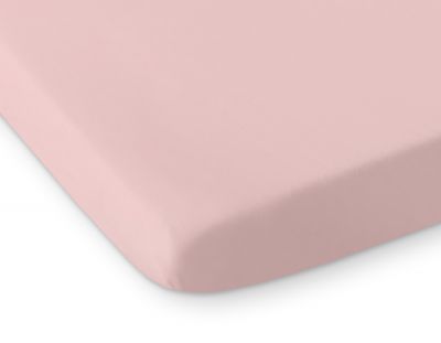 Sheet made of cotton 140x70cm white- pastel pink