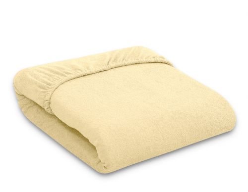 Sheet made of frotte (terry) 120x60cm- Yellow