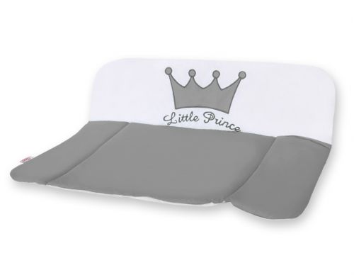 Soft changing mat- Little Prince/Princess anthracite