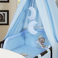 Bedding set 5-pcs with canopy (S)