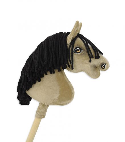 Hobby Horse Mały koń na kiju Premium - bułany A4