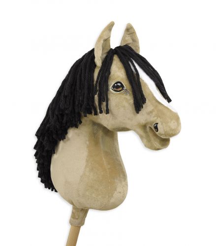 Horse on a stick Super Hobby Horse Premium - dun horse A3