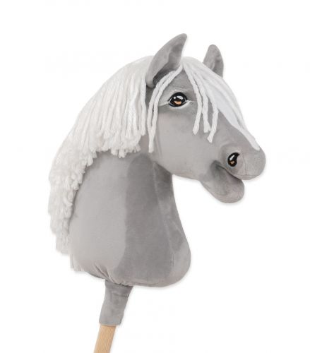 Hobby Horse Duży koń na kiju Premium - siwy III A3