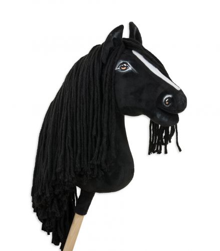 Horse on a stick Super Hobby Horse Premium - friesian horse frieze II A3