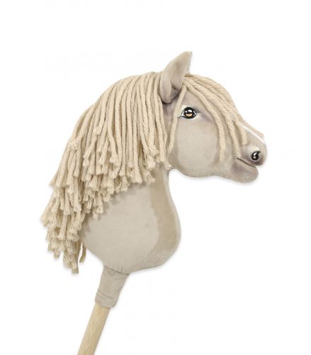 Hobby Horse Mały koń na kiju Premium - cremello A4