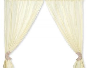Curtains for baby room- Good night brown