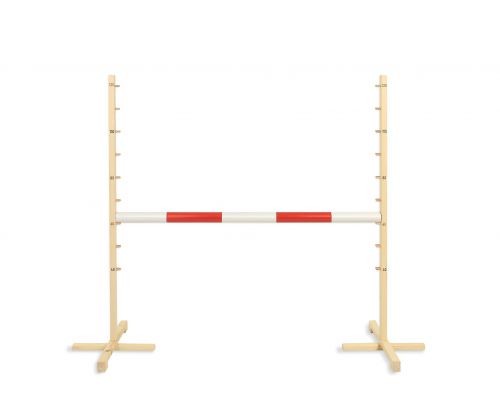 Jumping obstacle for Hobby Horse 120cm beam 50mm - red