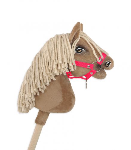 Hobby Horse halter A4 small - neon pink