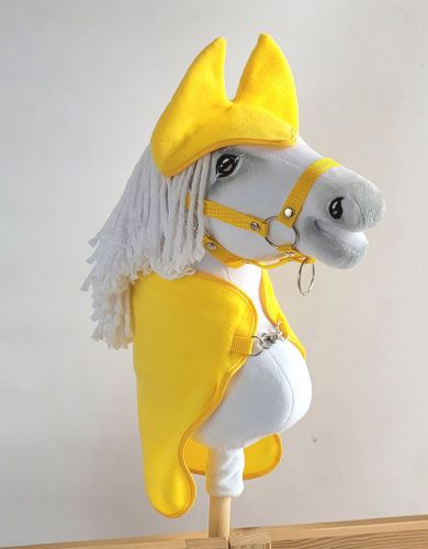 Zestaw dla Hobby Horse A4: derka + nauszniki – żółty