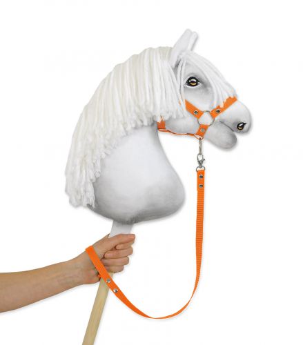 Uwiąz dla Hobby Horse z taśmy – pomarańczowy