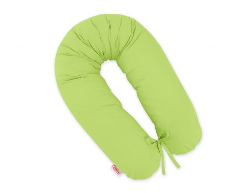 Poduszka ciążowa Longer dla kobiet w ciąży do spania - Zielona