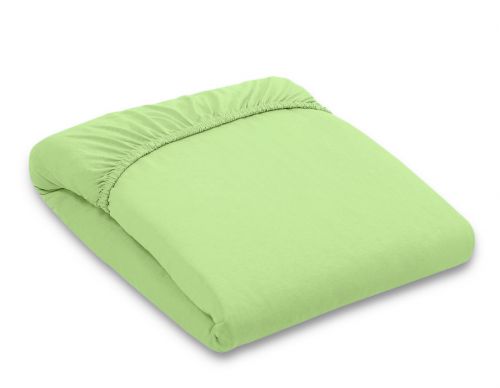 Prześcieradło jersey do łóżeczka 120x60cm- zielone