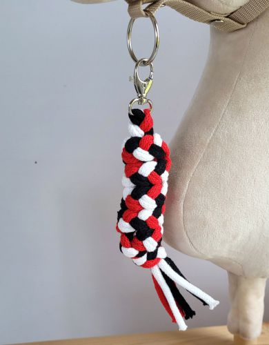 Tether for Hobby Horse made of double - red/white/black