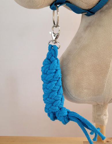 Tether for Hobby Horse made of double-twine cord - turquoise