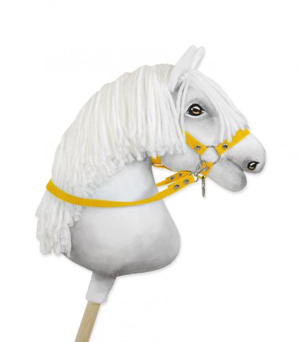 Wodze dla konia Hobby Horse – żółte